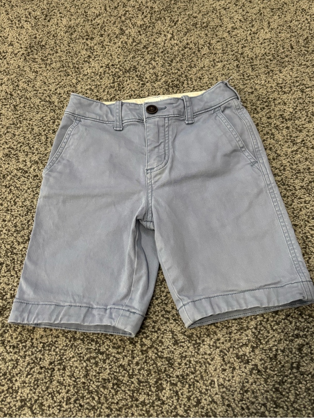 abercrombie kids Light Blue Flat Front Boys' Shorts